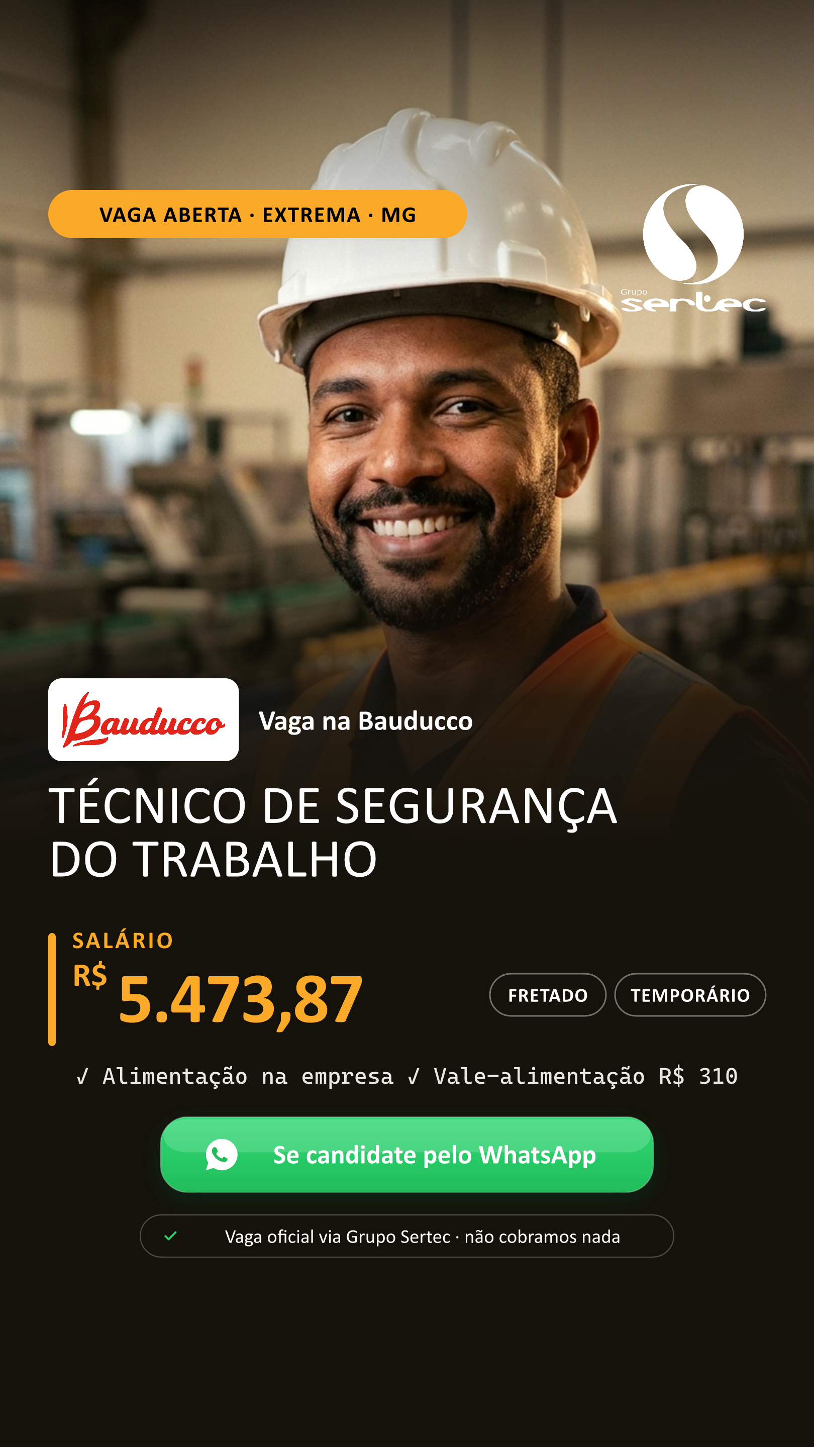 Arte — Se candidate pelo WhatsApp